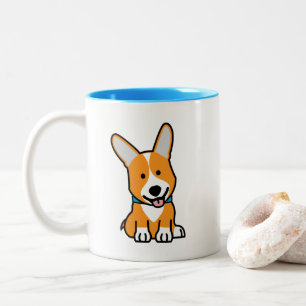Tasse 2 Couleurs Les Corgis de corgi poursuivent le Pembroke