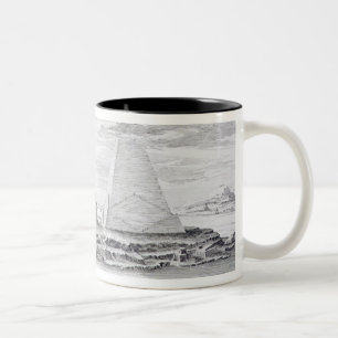 Tasse 2 Couleurs Les deux pyramides de Moeris, roi de l'Egypte et