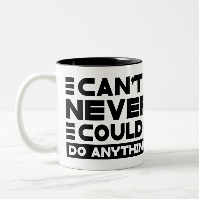 Tasse 2 Couleurs Les dires du Sud ne peuvent jamais faire grand cho (Gauche)