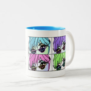 Tasse 2 Couleurs Les divas de cil se précipitent !