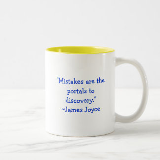 Tasse 2 Couleurs Les "erreurs sont les portails à la découverte.