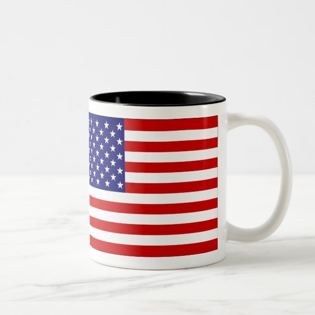 Tasse 2 Couleurs Les Etats-Unis diminuent (Droit)
