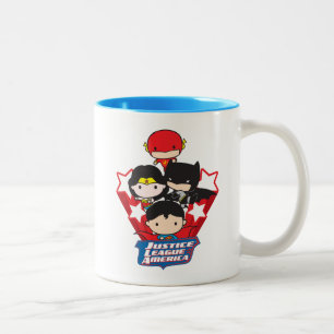 Tasse 2 Couleurs Les étoiles de la Chibi Justice League of America