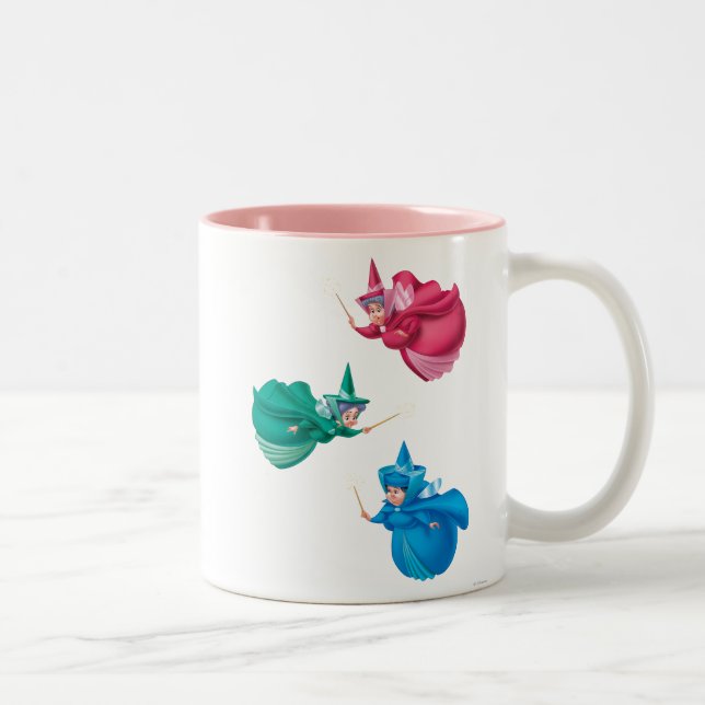 Tasse 2 Couleurs Les fées de beauté dormante (Droit)