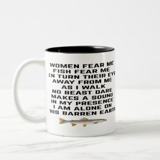Tasse 2 Couleurs Les femmes me craignent, les poissons me craignent