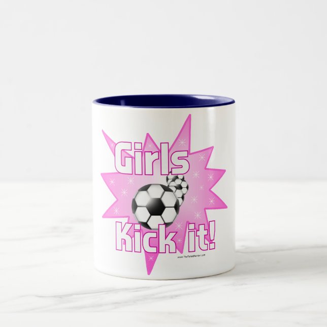 Tasse 2 Couleurs Les filles le tuent (Centre)