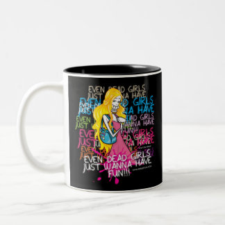 Tasse 2 Couleurs Les filles mortes de Skeletica même veulent juste