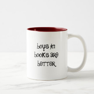 Tasse 2 Couleurs les garçons dans les livres sont meilleurs