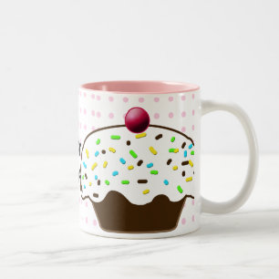 Tasse 2 Couleurs Les gâteaux mignons