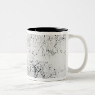 Tasse 2 Couleurs Les gens de diverses professions