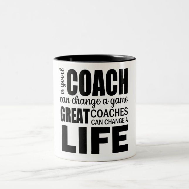 Tasse 2 Couleurs Les Grands Entraîneurs Peuvent Changer La Vie (Centre)