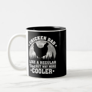 Tasse 2 Couleurs Les Hommes Poulet Papa Comme Un Père Régulier Drôl