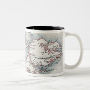 Tasse 2 Couleurs Les Îles Falkland et le Patagonia, d'une série de