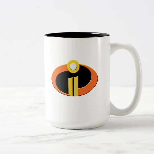 Tasse 2 Couleurs Les Incroyables 2 | Logo (Droit)