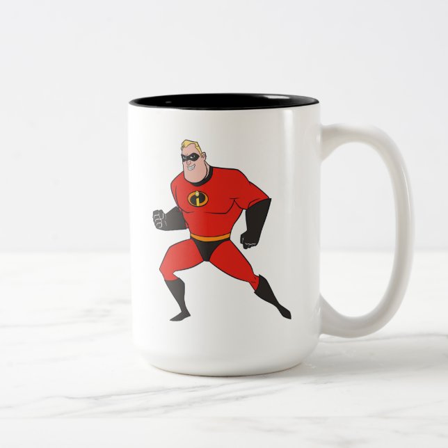 Tasse 2 Couleurs Les Incroyables 2 | M. Incroyable - Travail de hér (Droit)