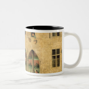 Tasse 2 Couleurs Les jeux des enfants : détail de gauche supérieur