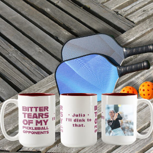 Tasse 2 Couleurs Les larmes de Parties scintillant rose de mes adve