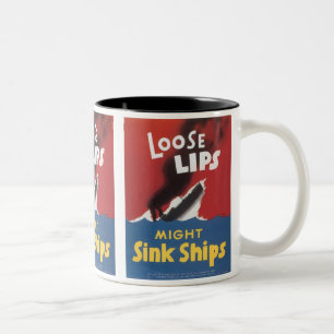 Tasse 2 Couleurs Les Lèvres Perdues Peuvent Éclater Des Navires
