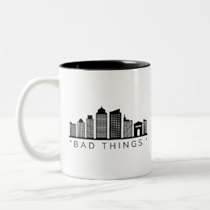 Tasse 2 Couleurs Les mauvaises choses se passent à Philadelphie : S