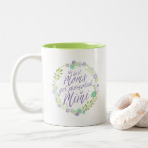 Tasse 2 Couleurs Les meilleures mamans sont promues à Mimi