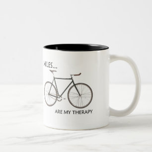 Tasse 2 Couleurs Les Miles Sont Ma Thérapie
