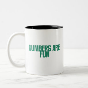 Tasse 2 Couleurs Les nombres sont amusants   Mathématiques et conce