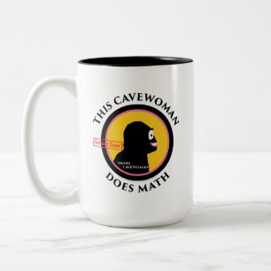 Tasse 2 Couleurs Les nouveaux Cavewoman futés de vitesse fait la