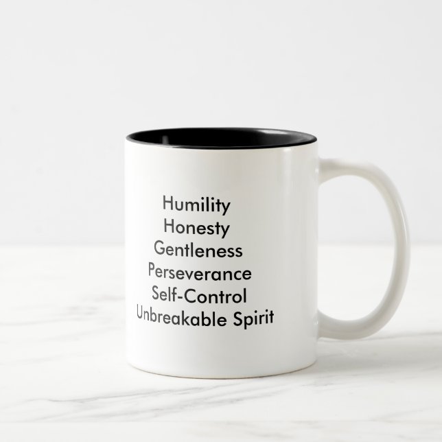 Tasse 2 Couleurs Les principes de Choi Kwang font (Droit)