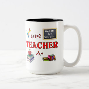 Tasse 2 Couleurs Les professeurs le font avec la classe