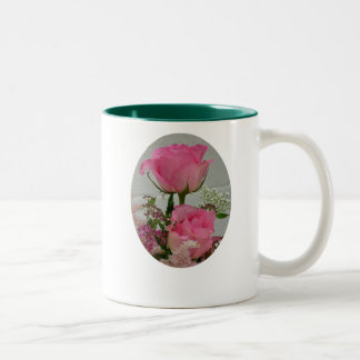 Tasse 2 Couleurs Les roses roses, prennent du temps de sentir   les