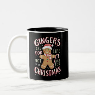 Tasse 2 Couleurs Les Roux Sont Pour La Vie Pas Seulement Pour Noël 