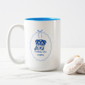 Tasse 2 Couleurs Les Suranalyseurs Remarquent Tout Chien Mignon