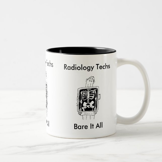 Tasse 2 Couleurs Les technologies de radiologie, le découvrent (Droit)