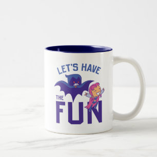 Tasse 2 Couleurs Les titans de l'adolescence vont !   Starfire et