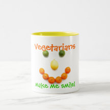 Les végétariens m'incitent à sourire !