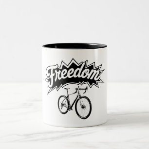 Tasse 2 Couleurs Les vélos sont la liberté