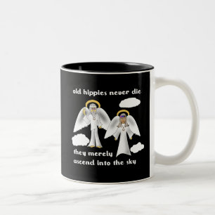 Tasse 2 Couleurs Les vieilles hippies ne meurent jamais