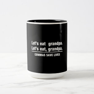 Tasse 2 Couleurs Les virgules sauvent des grand-papas