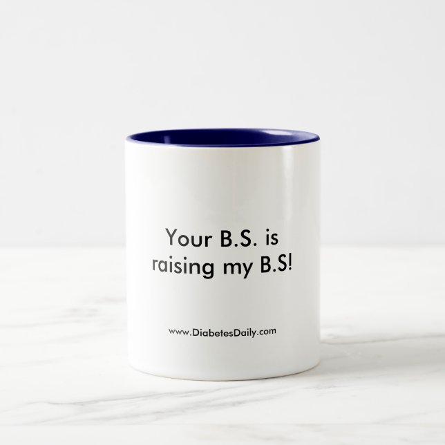 Tasse 2 Couleurs Les vos BS élèvent les mes BS (Centre)