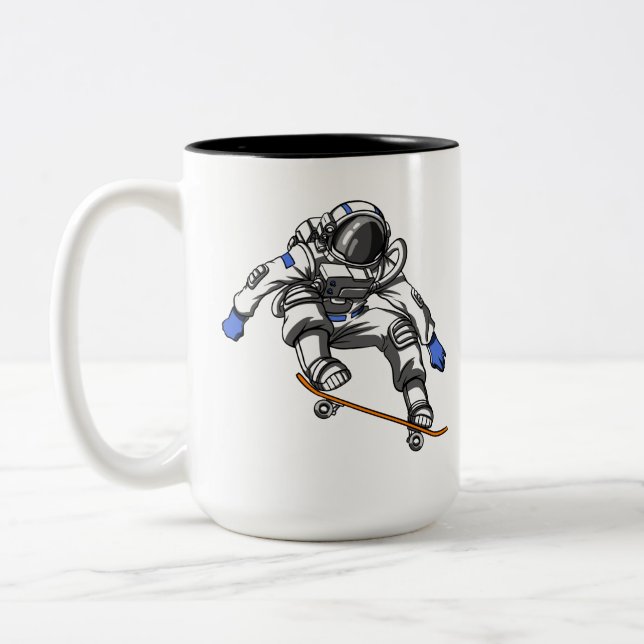 Tasse 2 Couleurs L'espace cosmique faisant de la planche à (Gauche)