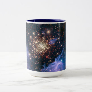 Tasse 2 Couleurs L'espace étoilé d'astronomie de supernova de ciel