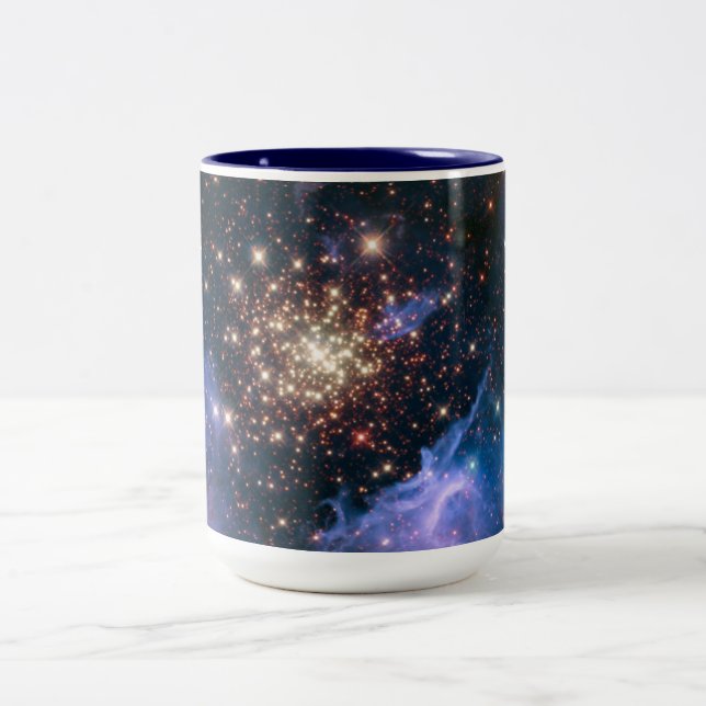 Tasse 2 Couleurs L'espace étoilé d'astronomie de supernova de ciel (Centre)