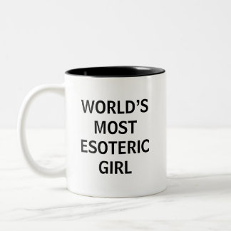 Tasse 2 Couleurs L'esthétique de la fille la plus ésotérique du mon
