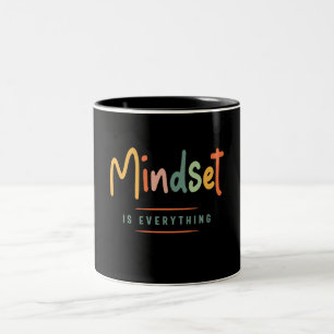 Tasse 2 Couleurs L'état d'esprit est tout - Inspirant