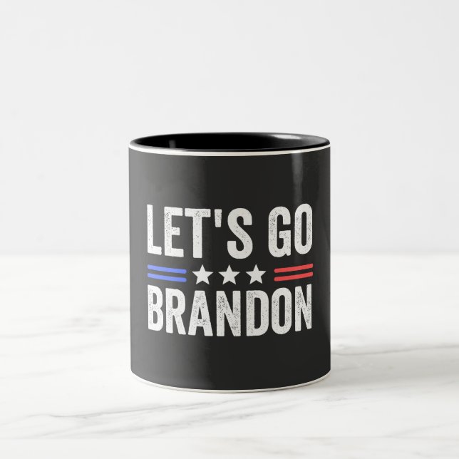 Tasse 2 Couleurs Let's Go Brandon (Centre)