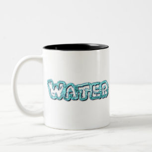 Tasse 2 Couleurs Lettres d'eau potable