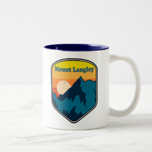 Tasse 2 Couleurs Lever du soleil du Mont Langley en Californie