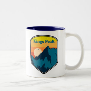 Tasse 2 Couleurs Lever du soleil sur le pic Kings Utah
