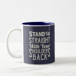 Tasse 2 Couleurs Levez-vous droit