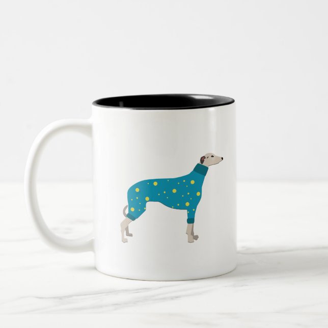 Tasse 2 Couleurs Lévrier (Gauche)